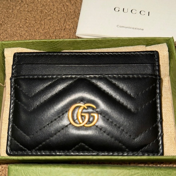 Gucci Black Leather Card Holder - Picture 6 of 6